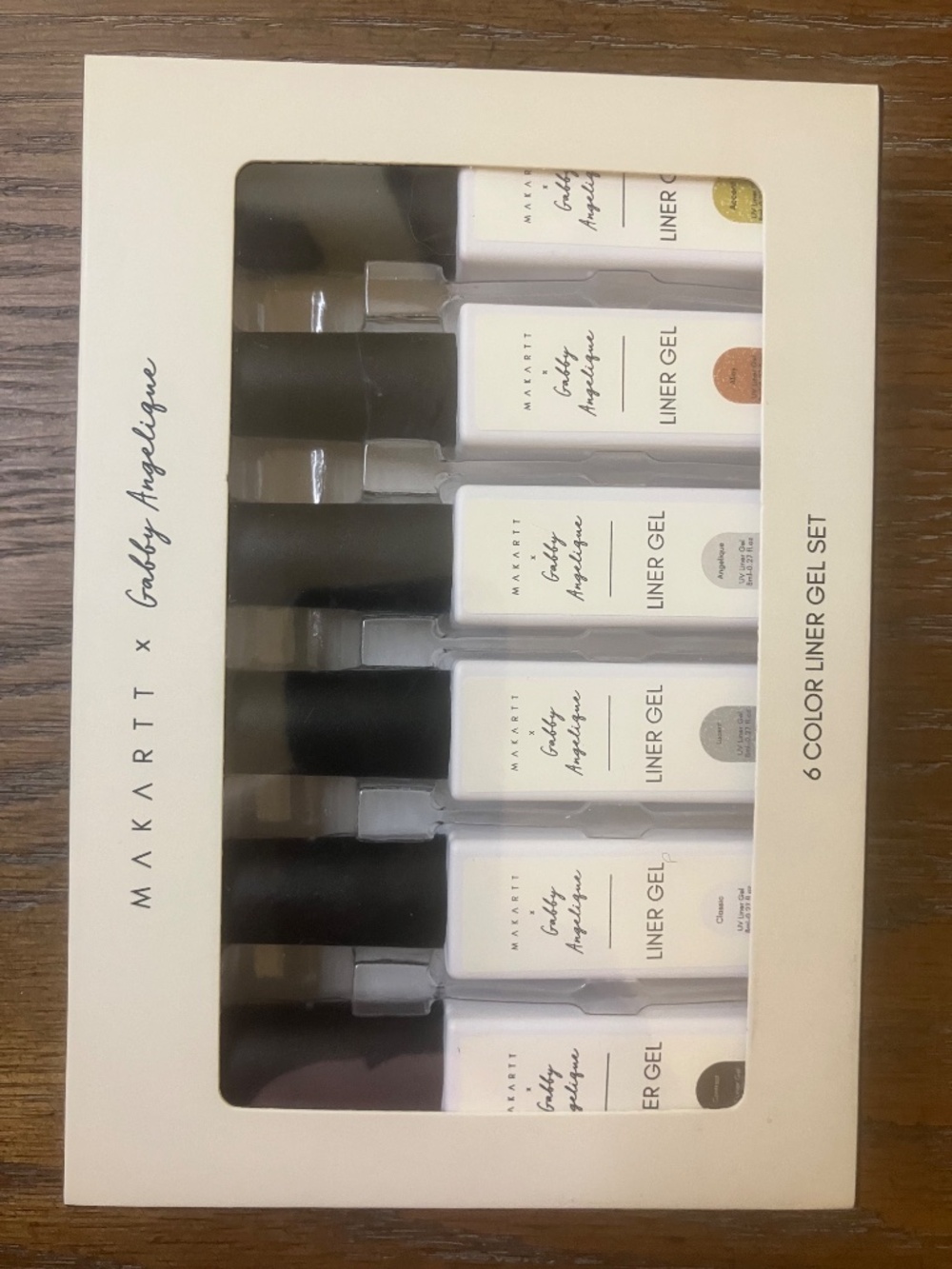 New Makartt x Gabby Angelique 6 Color Liner Gel Nail Set - Picture 2 of 8
